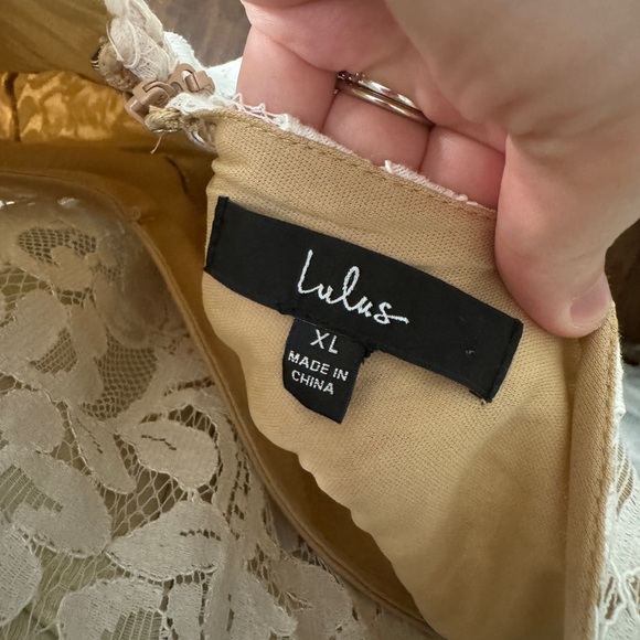 White & nude dress - Picture 4 of 4